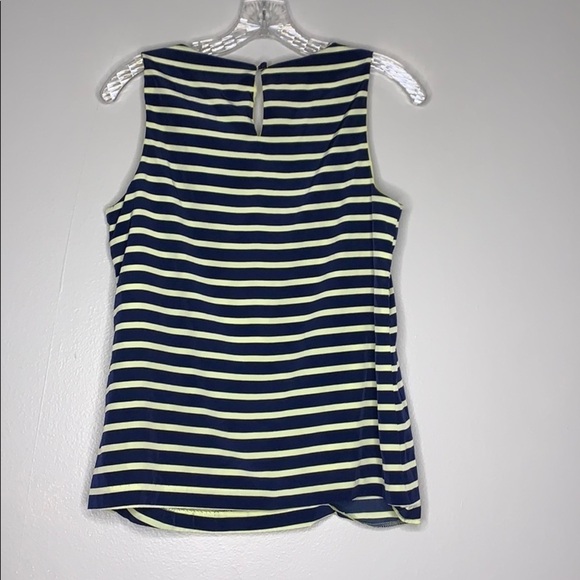 Forever 21 stripe tank top size small women’s green / navy - Picture 2 of 8